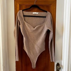 Sweater body suit